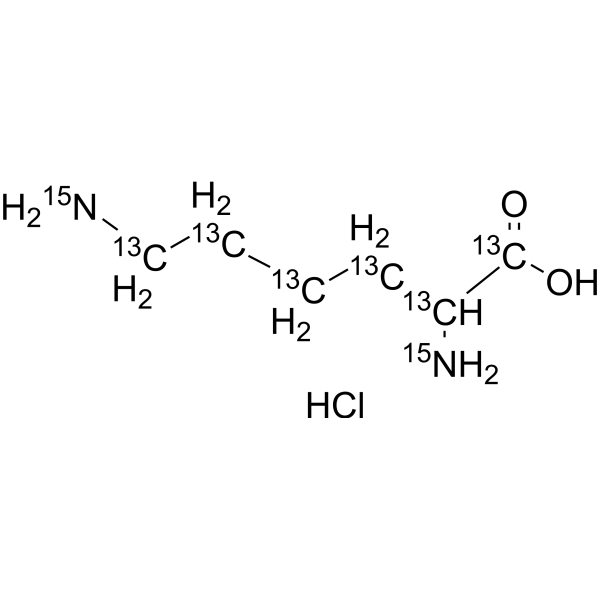 DL-Lysine-13C6,15N2 hydrochloride ((±)-2,6-Diaminocaproic acid-13C6,15N2 hydrochloride)